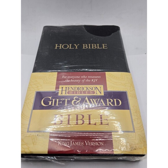 KJV Gift & Award Bible (Imitation Leather, Black, Red Letter) Imitation Leat... - Picture 2 of 4